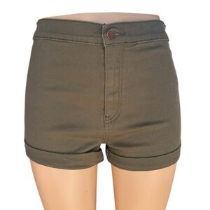 Forever 21 High Waist Olive Shorts